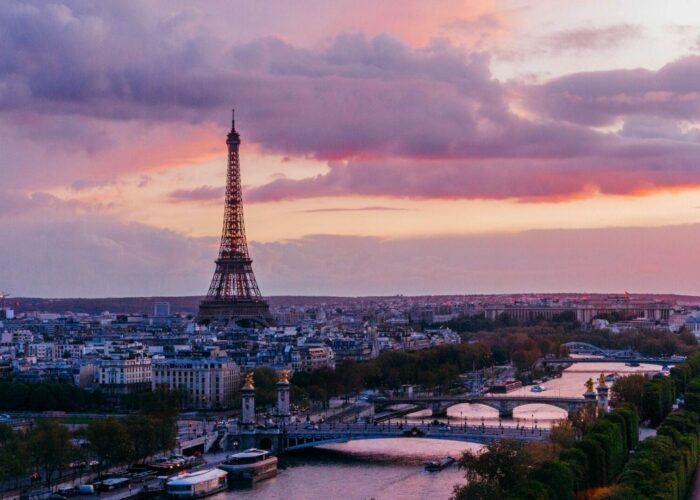 Paris at sunset